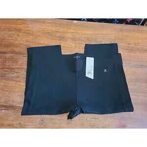 Size 3X ~Danskin~ Crop Leggings - Black NIP New Plus Capri